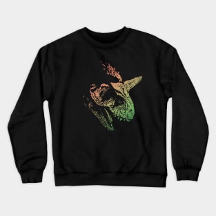 Carnotaurus Roaring Dinosaur Vintage Crewneck Sweatshirt